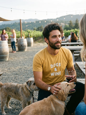 Dogs & Wine Crew Tee