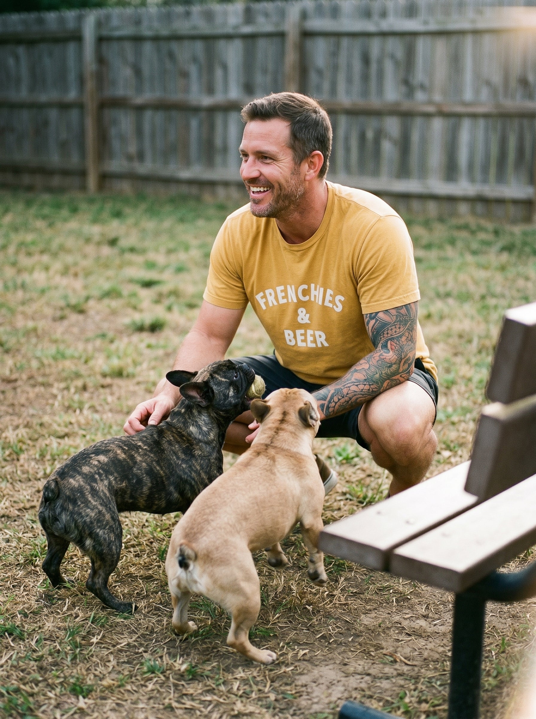 Frenchies & Beer Crew Tee
