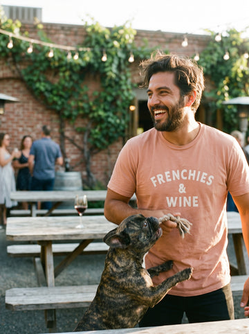 Frenchies & Wine Crew Tee