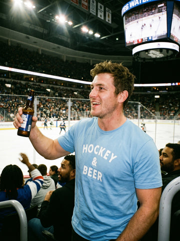 Hockey & Beer Crew Tee