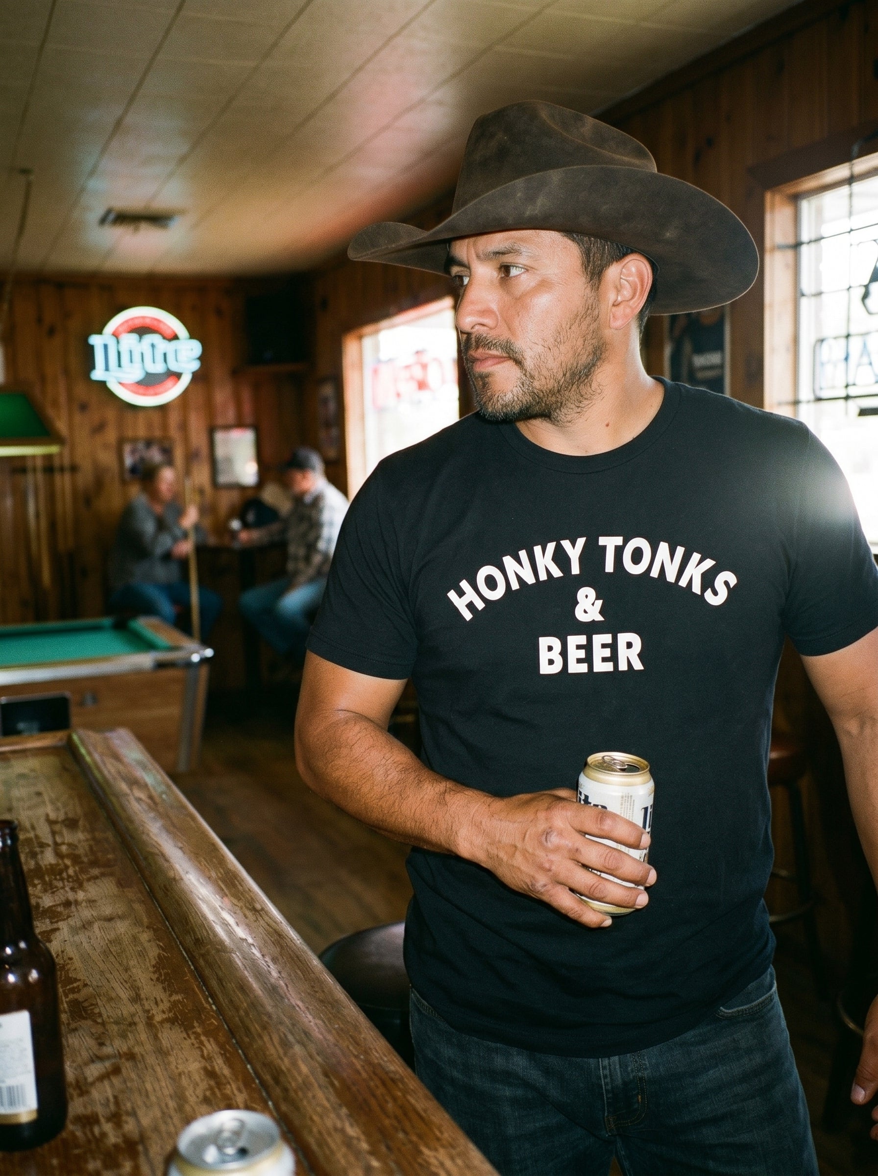 Honky Tonks & Beer Crew Tee