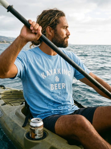 Kayaking & Beer Crew Tee