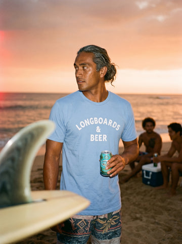 Longboards & Beer Crew Tee