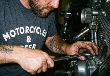 Motorcycles & Beer Crew Tee