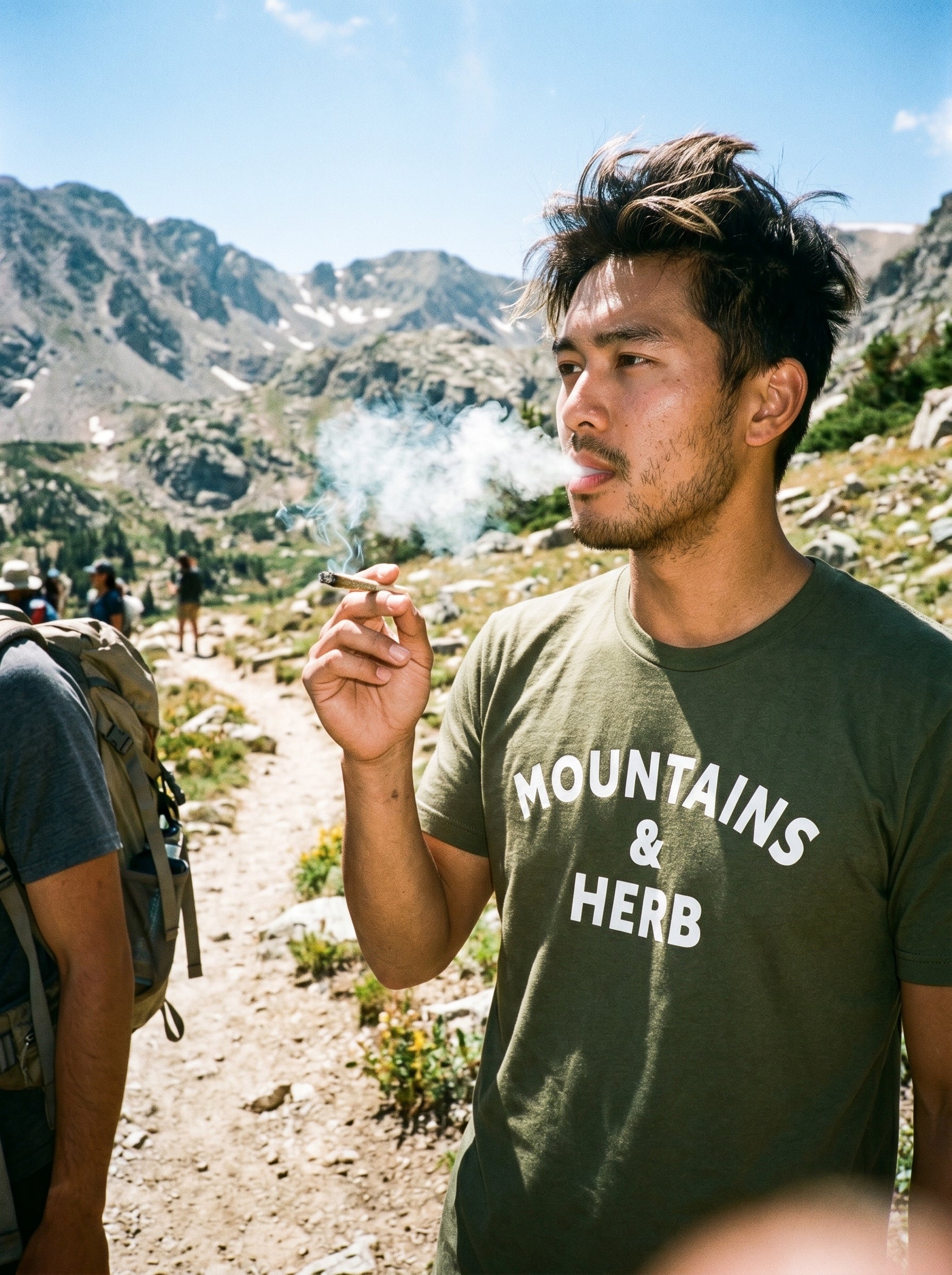 Mountains & Herb Crew Tee