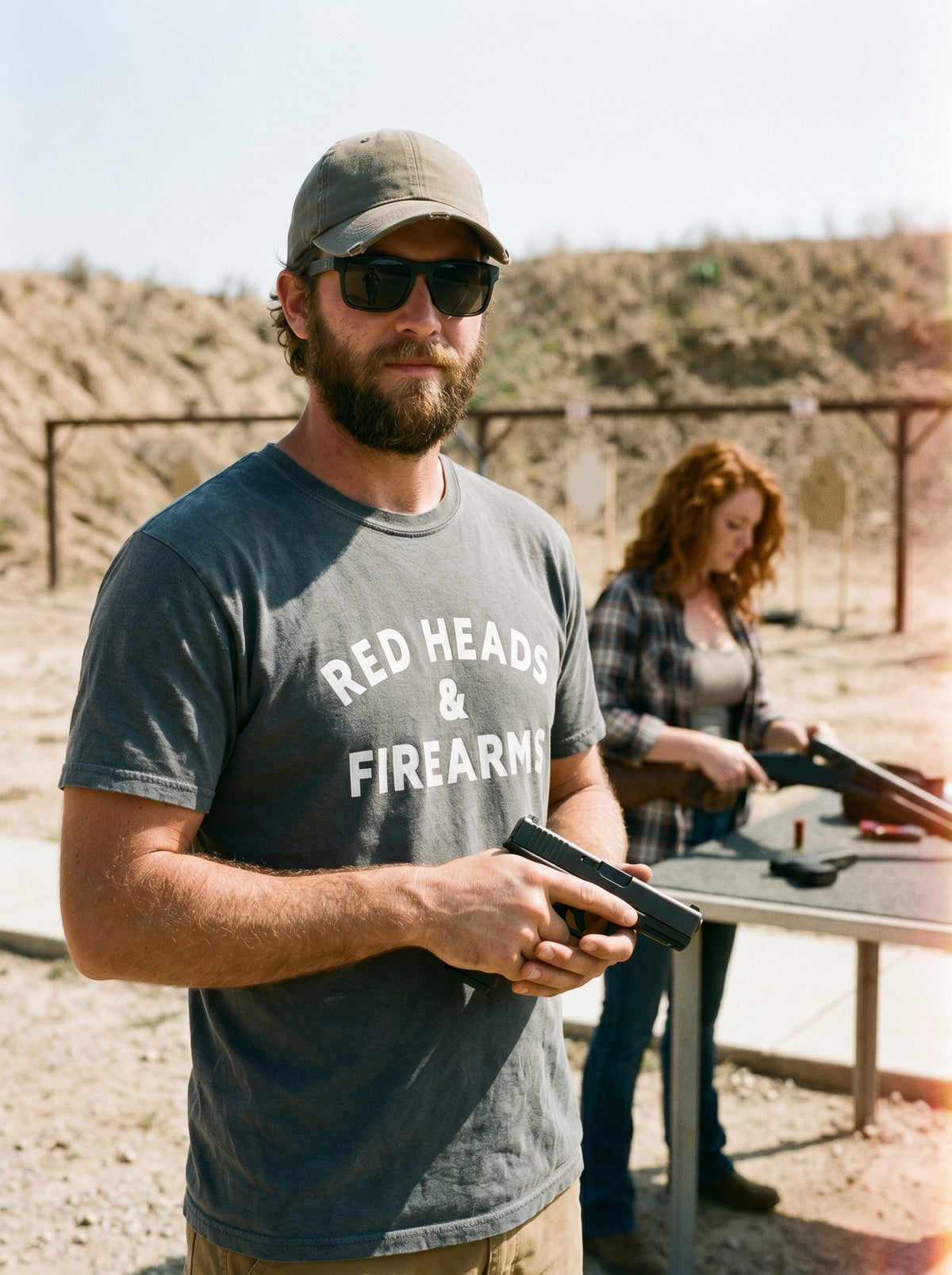 Red Heads & Firearms Crew Tee