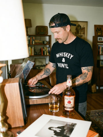 Whiskey & Vinyl Crew Tee