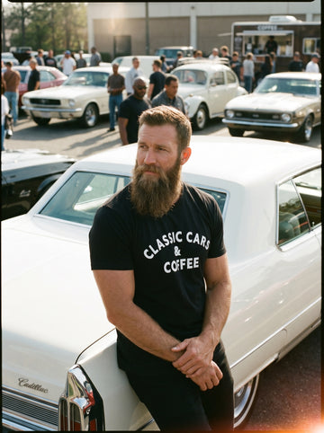 Classic Cars & Coffee Crew Tee