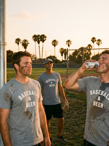 Baseball & Beer Crew Tee